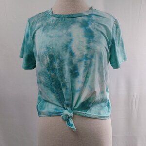 Tie-Dye Faux Knot Top | Honey Sparkle | Size XL | NWT